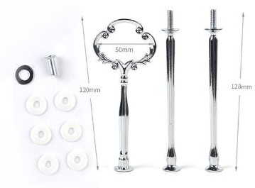 Benodigdheden voor Siliconenmal Etagiere Zilver  02 voor Epoxy Resin en andere hobby's