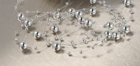 Parelketting per 3 meter kleinverpakking. Zilver 3+8 mm Parelketting