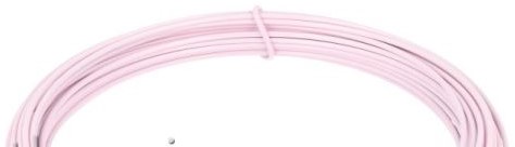 Aluminiumdraad gelakt - 2mm12 meter - Pastelroze 36 Aluminiumdraad 100gr
