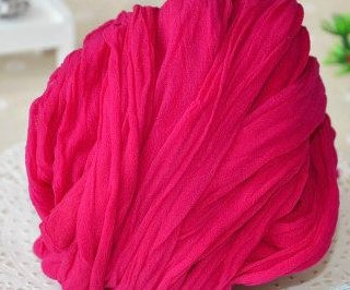 Nylon RoseRed PAKje van 5 voor het maken van bloemen