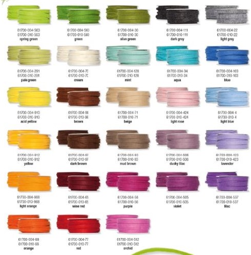 Lint Viltlint  4mm* 15 meter rol - rose 124 Lint Viltlint 