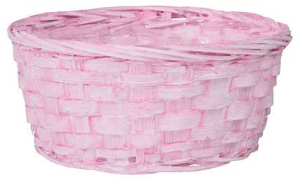 Rieten mand Maritien blauwwit rectangle 28x13x11cm. goedkope ondergrond