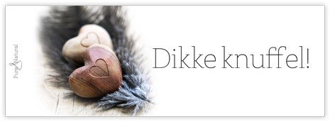 Bloemenkaartje Dikke knuffel! Bloemenkaartje