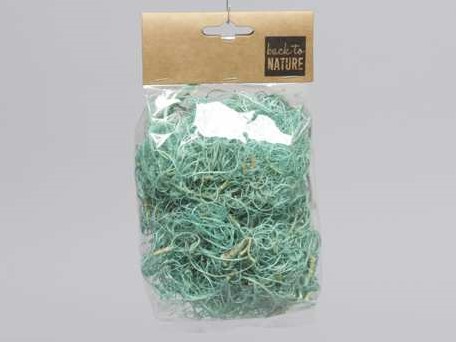 Curly mos  klein verp +/- 40 gram. Green wash Curly mos klei