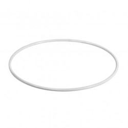 Metalen Ring 35 Cm Wit Gelakt Enkele Ring Decoflorall