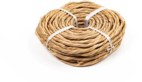 Zeegras touw 1-ply handgedraaid 6–7 mm naturel zeegras