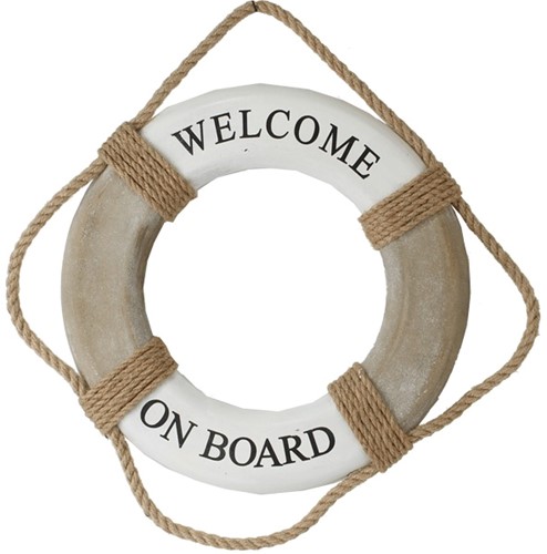  Reddingsboei Boei Naturel Welcome on board 30 Grote boei