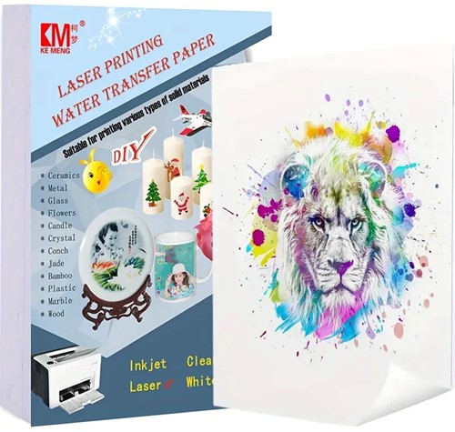 Laser Transferpapier voor Kaarsen, Glas & Hout - A4 DIY Decalpapier (20 Vellen) kan ook op bloemen etc