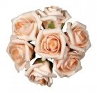 foam roos Emilia 6 cm. Peach / doos42 foam roos Eleg