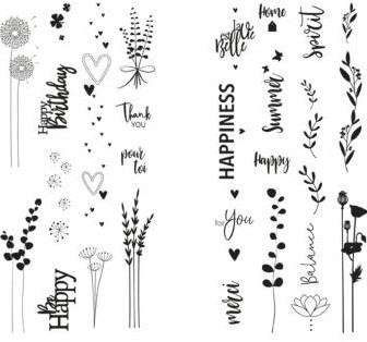 Transferfolie Natural Life voor Kaarsen – Set van 2 Vellen – Exclusief Decoraties excl decoraties