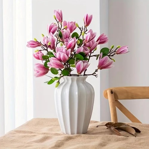 Magnolia Tak - 65 cm - Purple - Kunstbloesemtak Mooie kunst bloesemtak