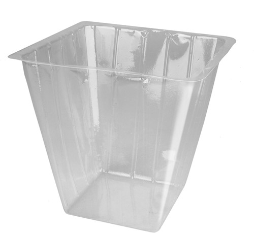 Inzet voor bloementas INLAY PVC 19, 5X19, 5X20cm. /pak 10  Inzet voor bloementas