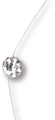Draadguirlande Strassketting 2 m Zilver - zilver 211 Draadguirlande