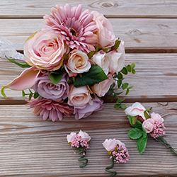 Voorpag - Banner - Boeket roze