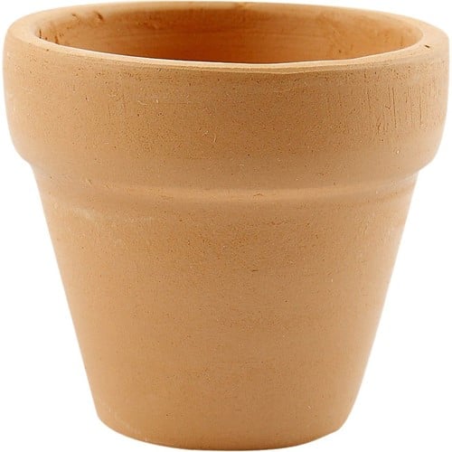 Terracotta Bloempot, d5 cm, h4, 2 cm, 48stuks Terracotta potten