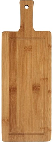 Snijplank L: 39 cm, B: 14 cm Bamboe, Borrelplank voor toef of bv houtbranden