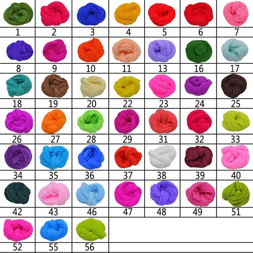 Nylon Oranje 27 voor het maken van bloemen PAKje van 5 Nylon