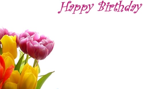 Bloemenkaartjes - 50 Stuks - Happy Birthday Bouquet Wenskaarten Wenskaarten