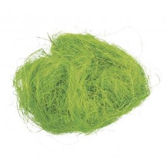 Sisal Grasvezel 20gram. LichtGroen  Sisal 20gr