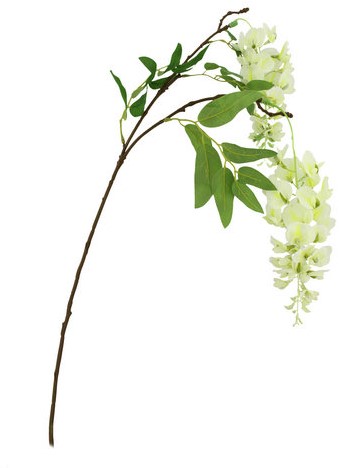 WISTERIA SPRAY IVORY 95 cm. WISTERIA 95 cm.