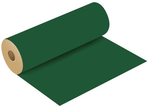 Bloemenpapier KRAFTPAPIER ROL 50cm. X 3kg DARK GREEN cadeaupapier WITH POLISHED FINISH