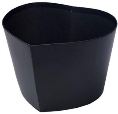  Actie Bloemendoos [ zonder deksel] 14cm ROSE BOX Hartvorm karton Zwart Flowerbox Cadeaudoos voor bv rozen