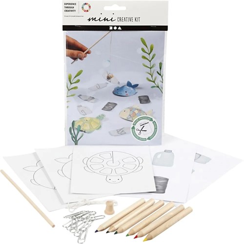DIYkit Pakket Hobbyset Maak je eigen visspel schoencadeautje 
