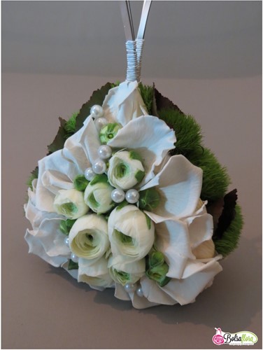 Bolsa Flora I bruidsboekethouder bloementasje zonder decoratie