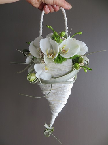 Bolsa Flora II bruidsboekethouder bloementasje zonder decoratie