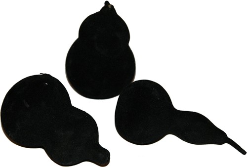 Bullis Gedroogde kalebas Velvet Zwart 10 stuks Gedroogde kalebassen
