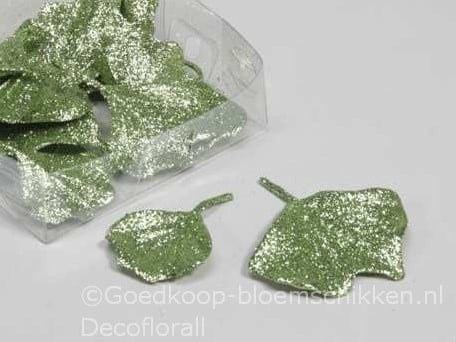Ginko Biloba blad 16 glitter gingko Cedar Green Ginko Biloba