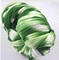 Nylon 90 DonkerGroen -WIT2tone voor het maken van bloemen Nylon