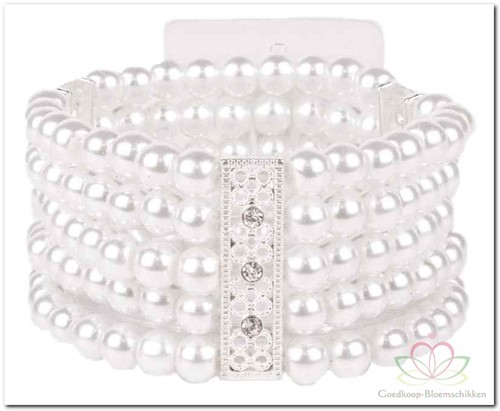 Corsage Polscorsage Simple Elegance Wit Polscorsage