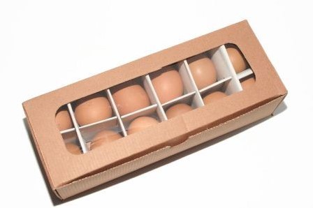 Kippeneieren Bruin  12 stuks