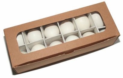 Actie Kippeneieren Wit 12 stuks Leeggeblazen voor decoratie
