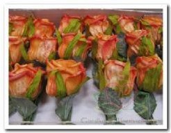 ActieFoam roos Elegant 5 cm. Oranjecomb. / doos36 foam roos Eleg