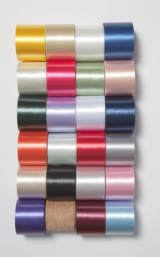 Zijdelint Lint voor Lintprinter 45mm rol 50 meter - Off White Soepel Zijdelint Lint