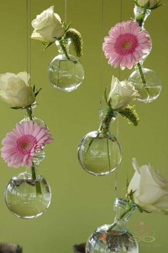 Glas Bolvaasjes 6.6 cm. DOOS 25+2 stuks Glas Bolvaasjes doos