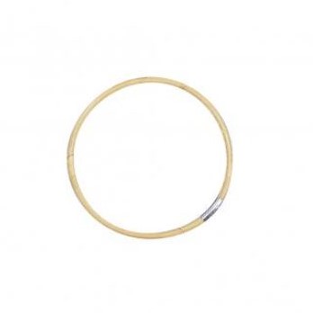 Bamboe ring Tasbeugel Flowerhoop 20 cm Bamboo bloemenring middenbruin