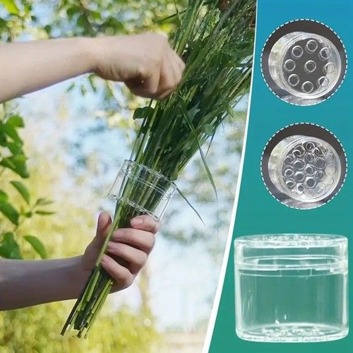 Bloemenschikkers Bloemschikker de Luxe SET VAN 2 Handig hulpje Spiraal boekethouder