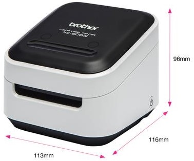 Brother VC-500W Labelprinter met Wifi - Zink Zero Ink Kleur 313 x 313 DPI - 8 mm/sec ZINK (Zero-Ink) Kleur 313 x 313 DPI 8 mm/sec CZ Wifi