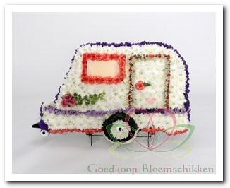Caravan steekschuimvorm Letop niet voor verse bloemen, zie omschrijving