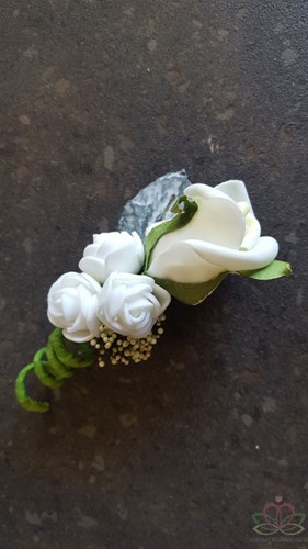 Corsage pick Roos CGR791 Creme-Wit Maatwerk corsage