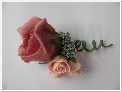 Corsage Roos OudRose CEM15 Maatwerk corsage