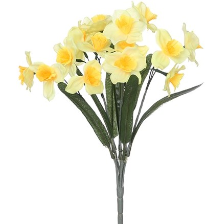 Narcisbush +/-18  bloemen op een bos 40cm hoog Kunst narcis