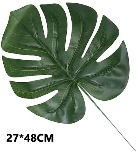 Monstera blad Monsterablad Groot 27*48cm. /st - 27*48 VT Wonen Botanical