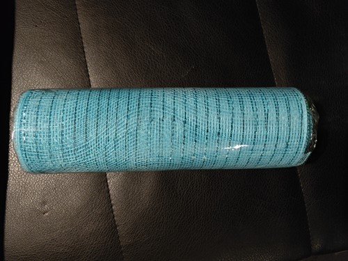 Deco Mesh Turquoise Voor Kransen en Inpakken Decomesh