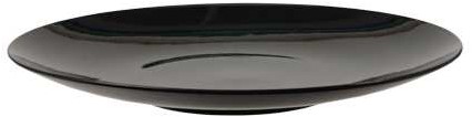 Onderbord Bowl Black, Zwart 45 cm. rond  onderbord schaal