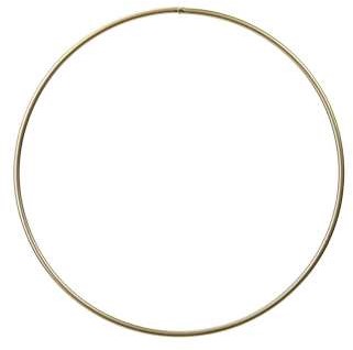 Metalen ring 20 cm Goud gelakt Enkele ring