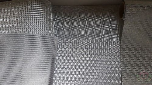 Decorol, tafelloper zilver 12cm breed*250cm. variant B Tafelloper
